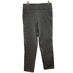 Max Studio Black & White Classic Career Work  Women's Trousers Pants Size Medium